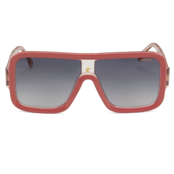 New No Box Carrera Unisex Square Sunglasses W/Pouch Pink Smoke Flaglab14 main image 8